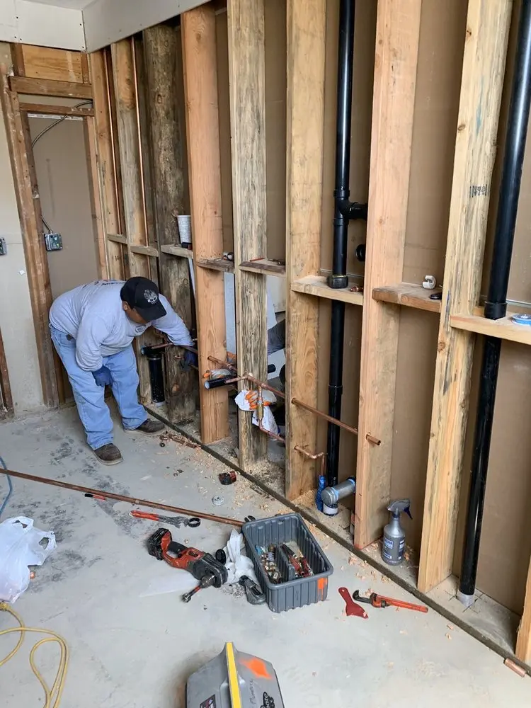 Commercial rough-in plumbing for Trenchless Sewer Repair in Shoreview
